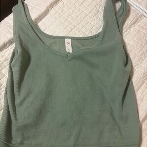 SO Women's Sage Ribbed Tank Top